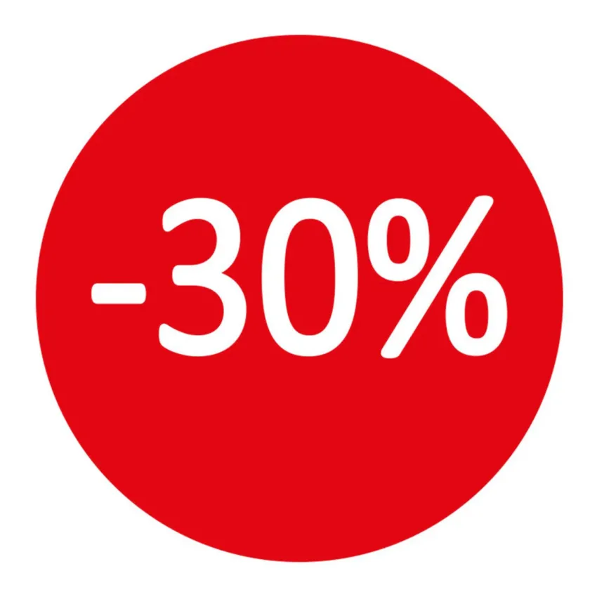 Etichette adesive 30%
