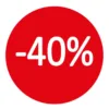 Etichette adesive 40%