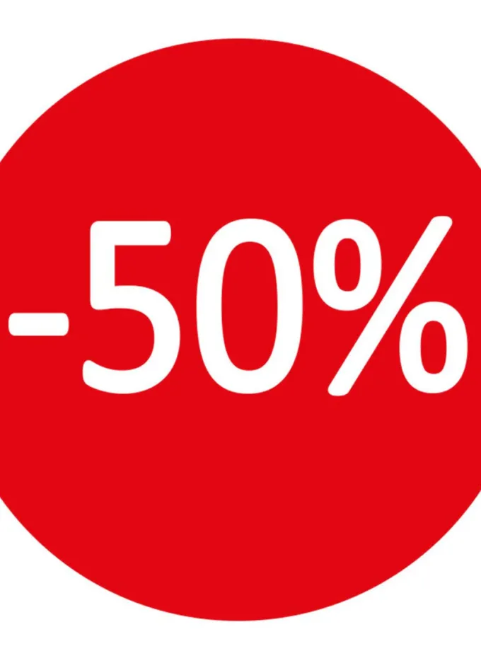 Etichette adesive 50%