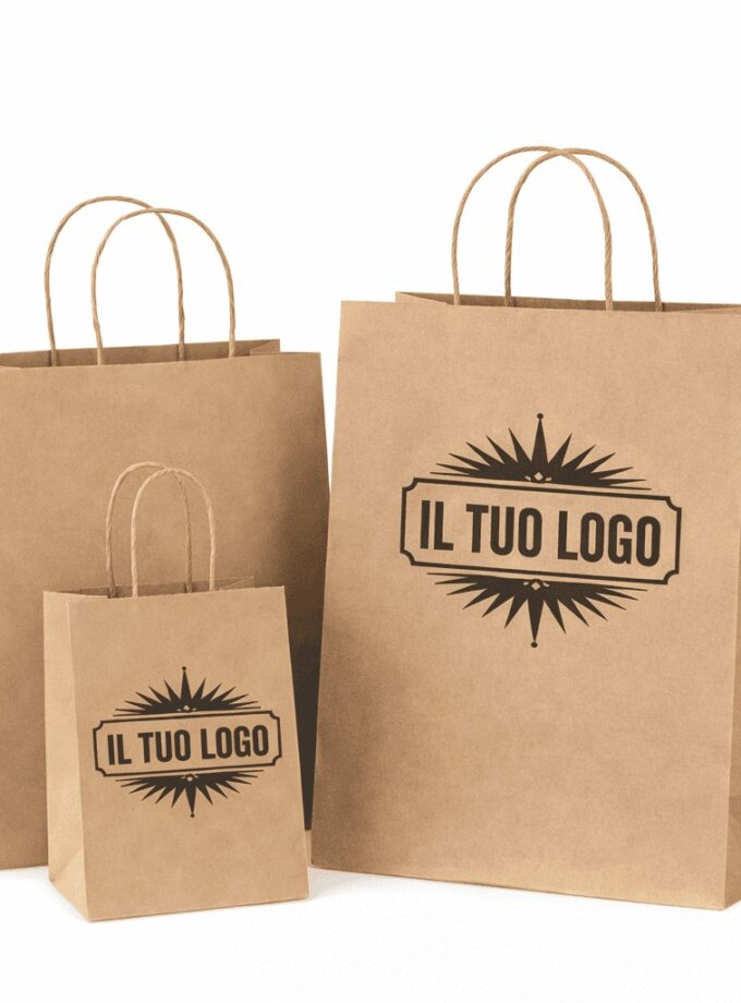 Shoppers avana maniglia ritorta personalizzate