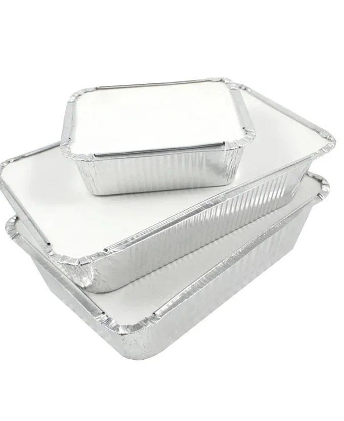 Vaschette in Alluminio per Alimenti con coperchio