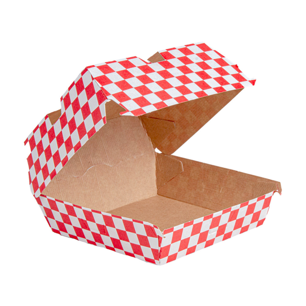 Contenitore per panini e Hamburger Scacchiera