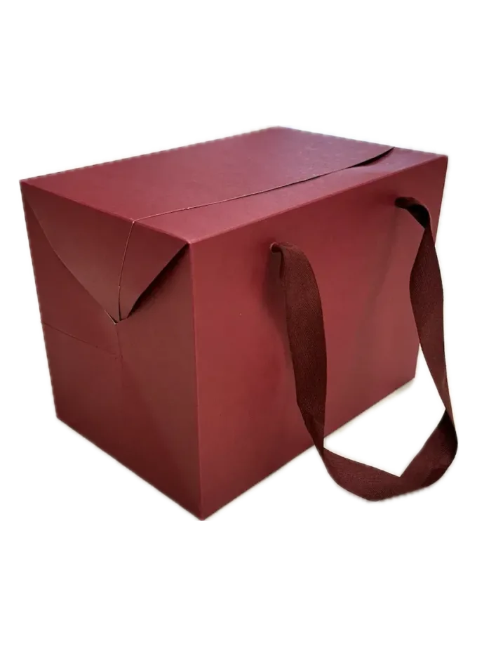 Scatole Shopper Bag Box Bordeaux