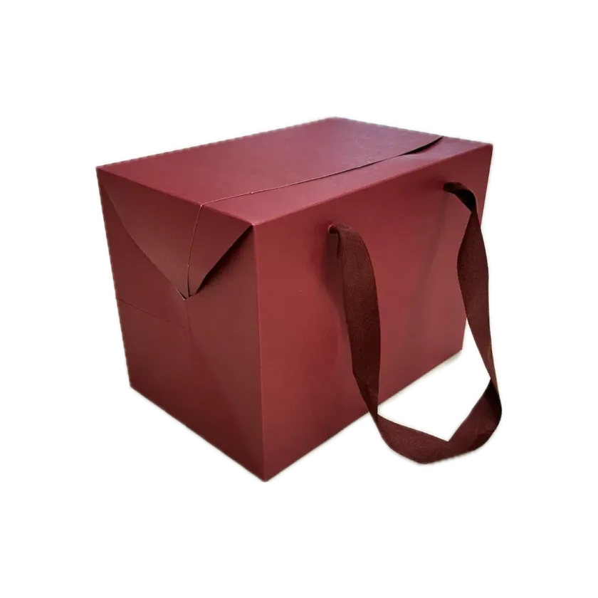 Scatole Shopper Bag Box Bordeaux