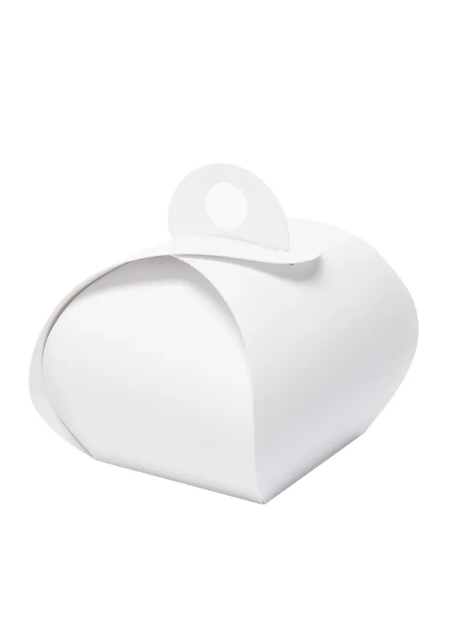 Scatola per dolci monoporzione bianca