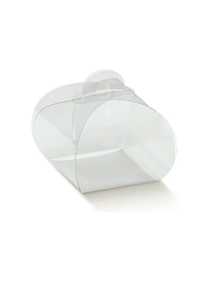 Scatola per dolci monoporzione in PVC trasparente