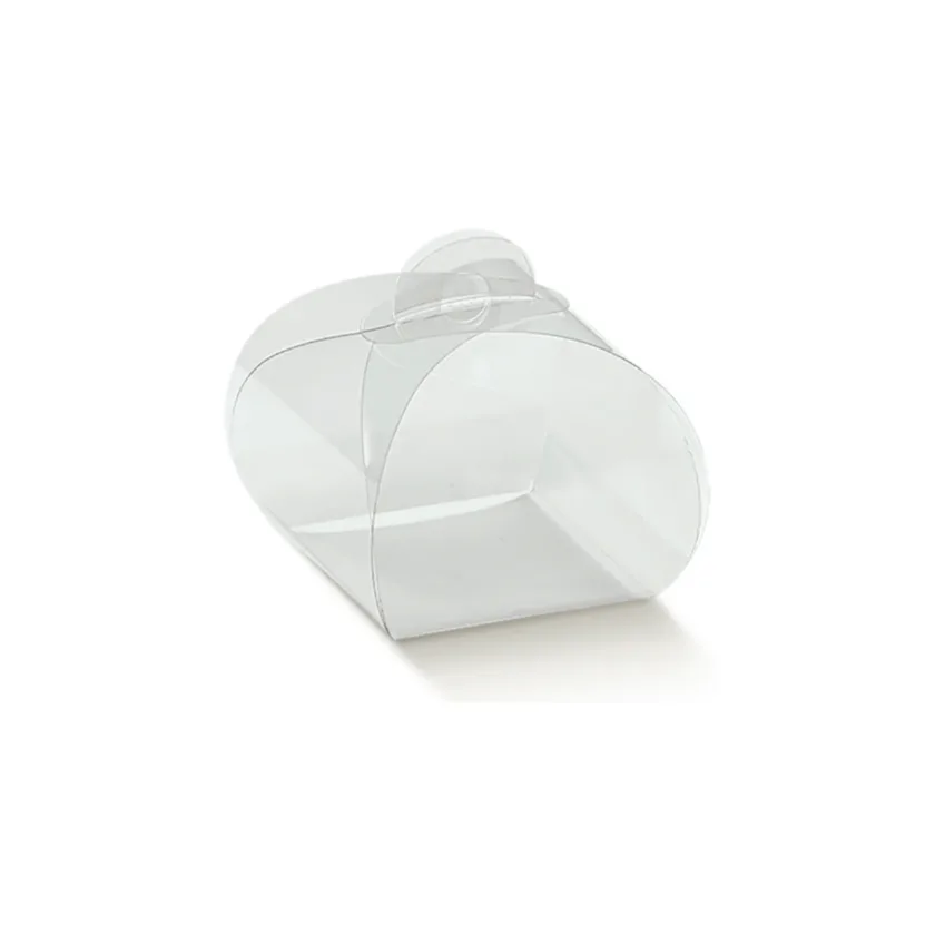 Scatola per dolci monoporzione in PVC trasparente