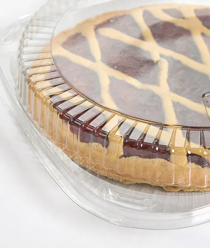Scatola per torta in PET trasparente