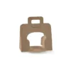 Shopper astuccio avana porta panettone con manico