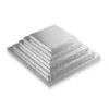 Cake board argento quadrato