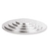 Cake board argento rotondo