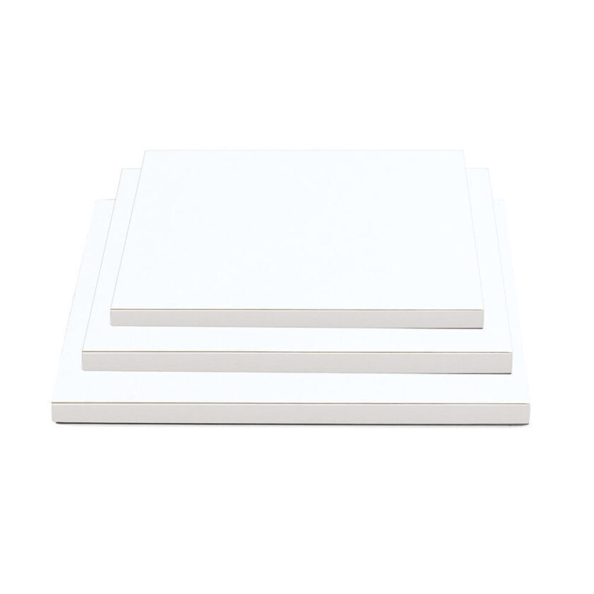 Cake board bianco quadrato