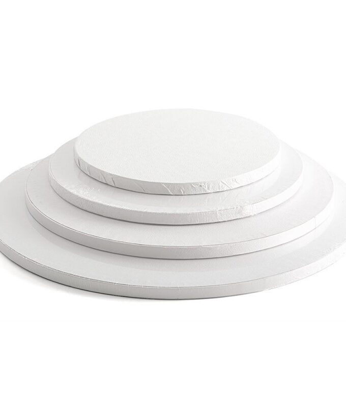 Cake board bianco rotondo