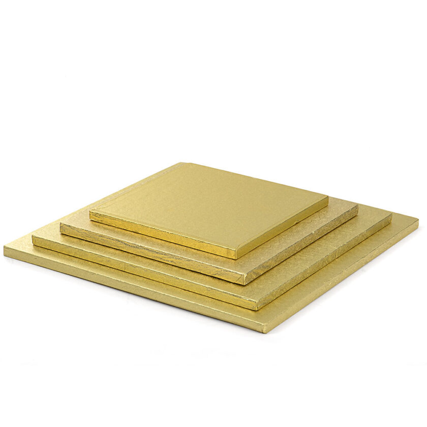 Cake board Oro quadrato