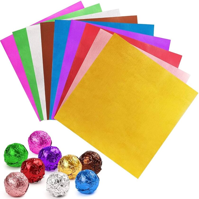 Fogli Alluminio per cioccolatini colorati