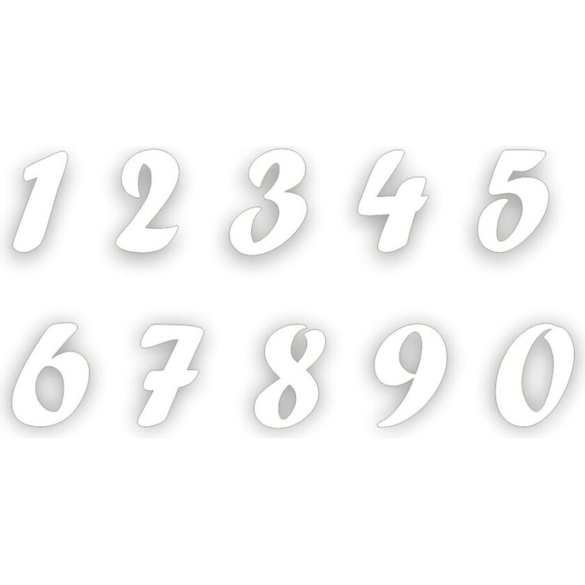 Numeri in polistirolo Maxi H30