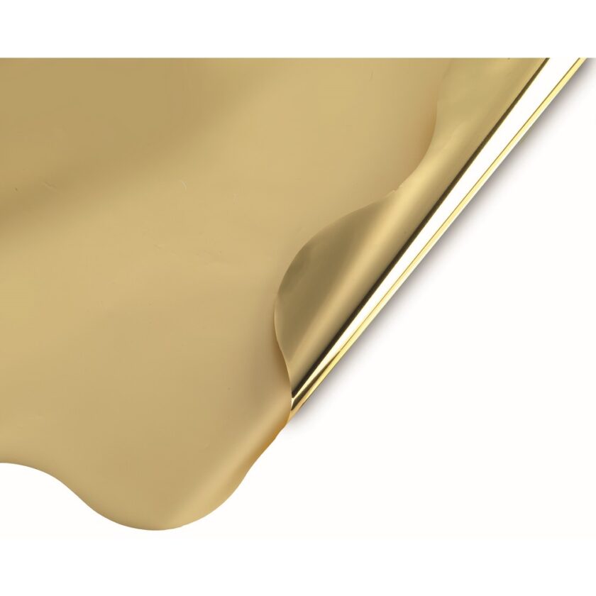 Sottovaso a nuvola in cellophane Oro Metal