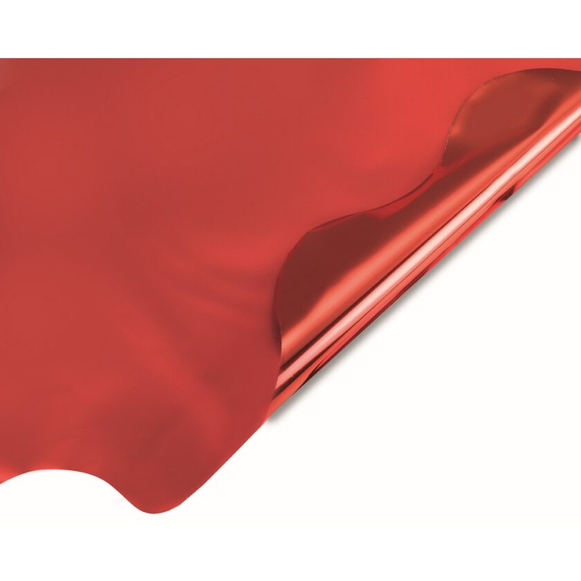 Sottovaso a nuvola in cellophane Rosso Metal