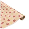 Rotolo carta regalo kraft Stelle