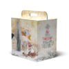 Scatola in cartone con stampa Christmas Carousel