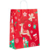 Shopper eco in carta decori Natalizi
