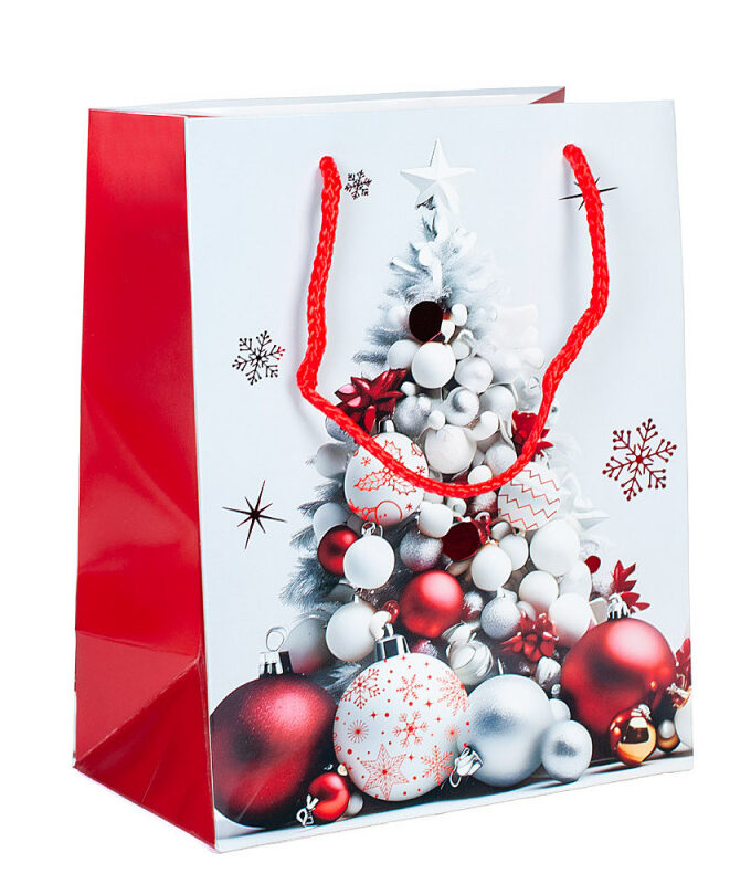 Shopper carta patinata White Christmas