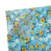 Carta velina impermeabile blu fantasia Fiori