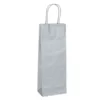 Shopper portabottiglie argento linea basic