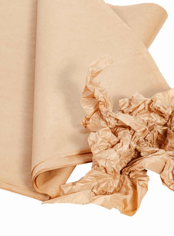 Fogli Carta kraft avana da imballo 100x150 cm