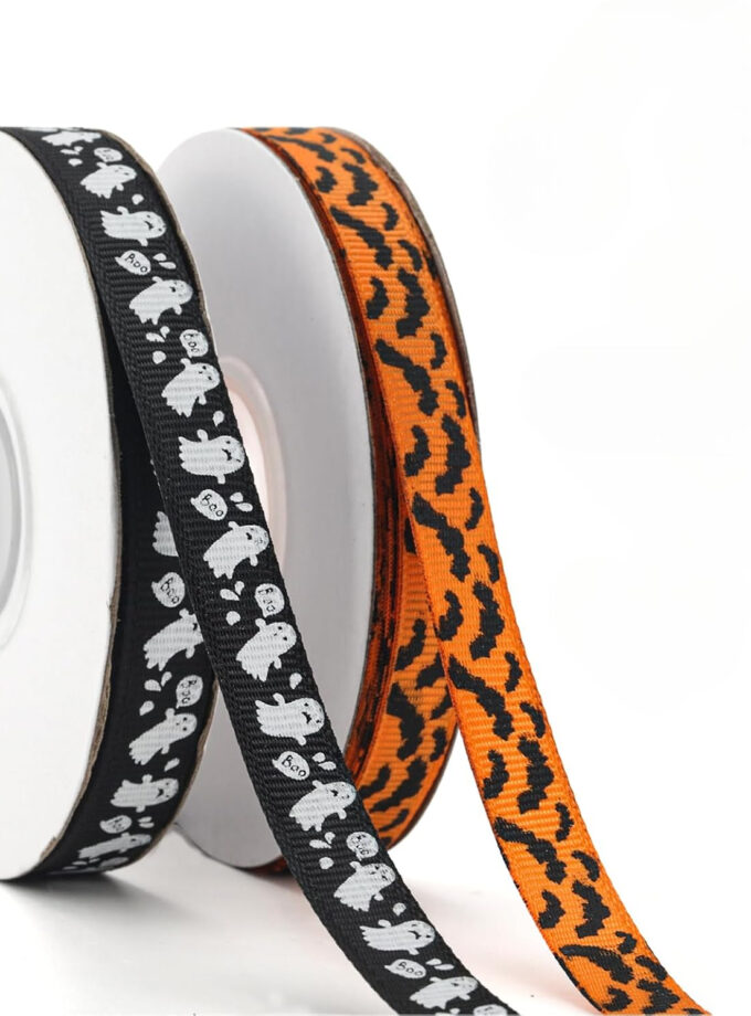 Nastro in Gros Grain colorato Halloween