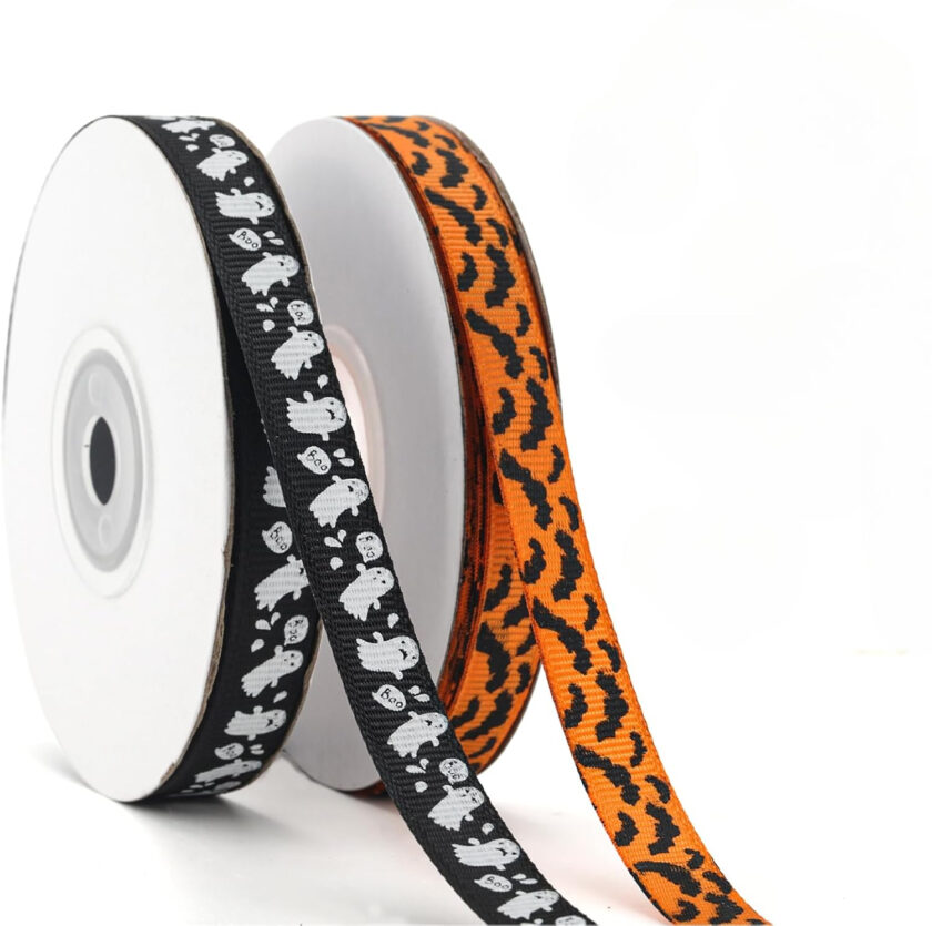 Nastro in Gros Grain colorato Halloween