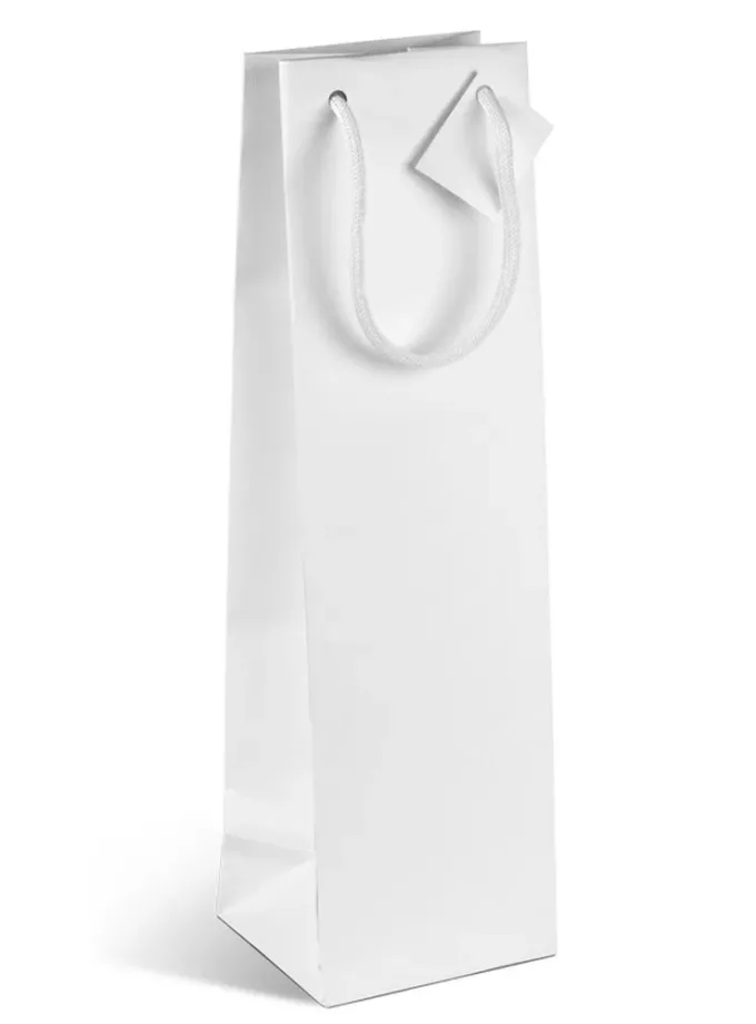 Shopper bianche Portabottiglie Magnum