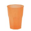 Bicchiere da cocktail arancioni riutilizzabili