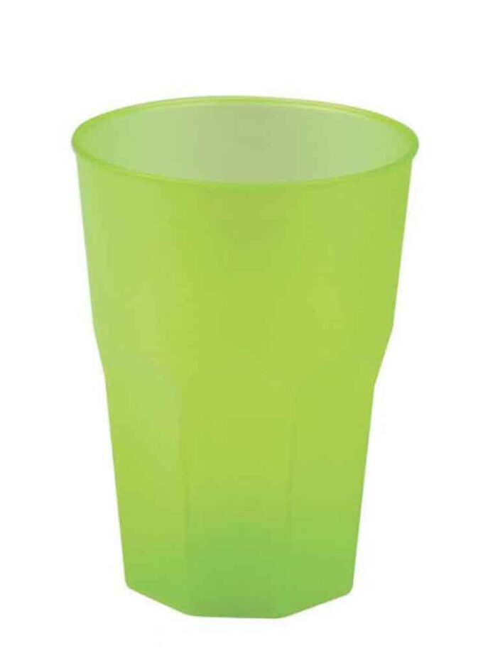 Bicchiere da cocktail verdi riutilizzabili