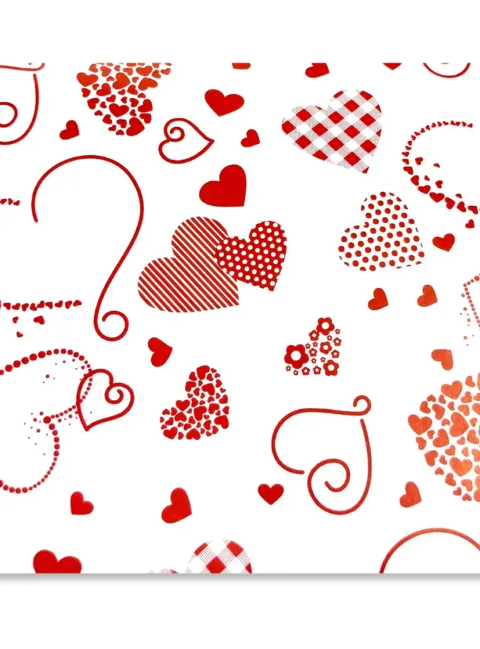 Fogli carta regalo Bianca San Valentino