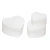 Set Scatole a cuore in Cartoncino Bianco