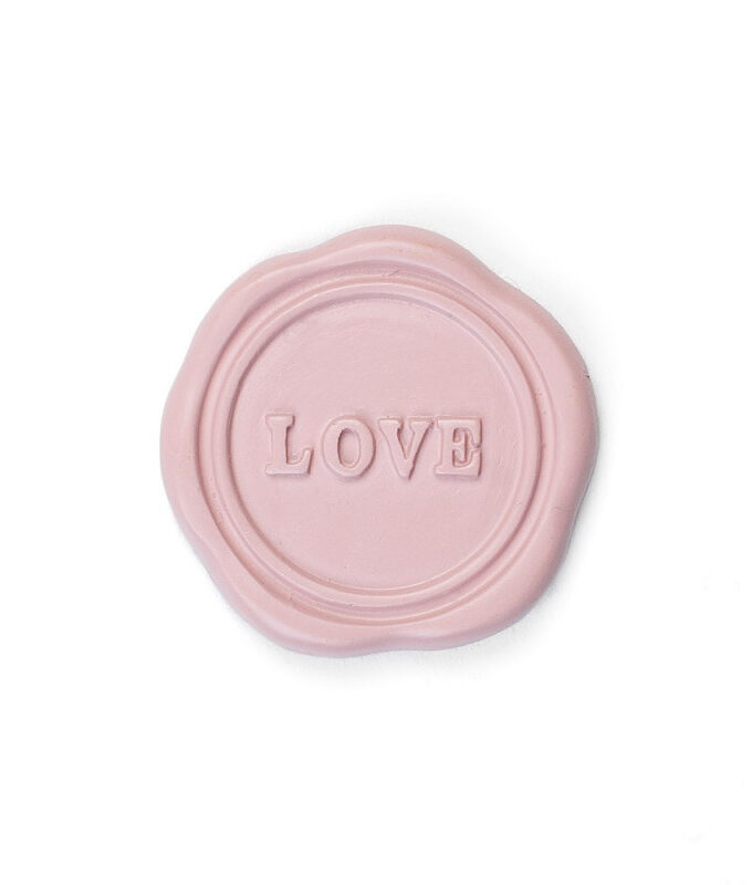 Sigillo adesivo ceralacca Love Rosa Cipria