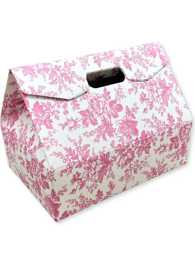 Bauletto Pasquale Porta Colomba fiori rosa