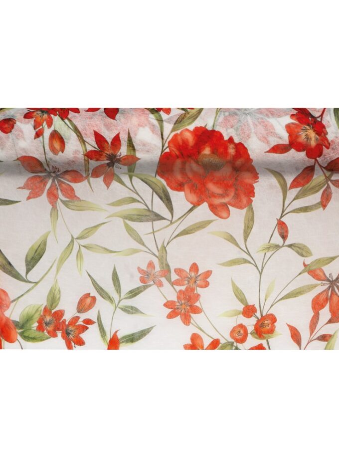 Bobina decofibra fantasia Magnolia rossa