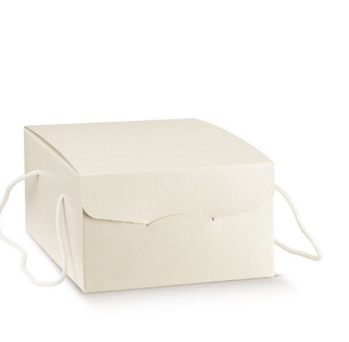 Scatola Segreto Bianca porta Colomba con Manici