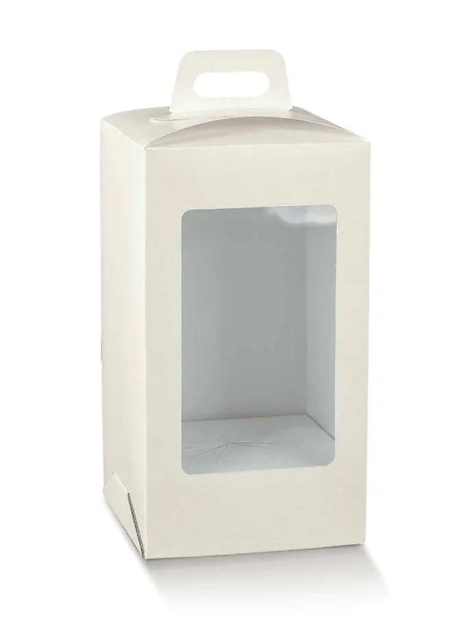 Scatola bianca per uova di Pasqua con Finestra