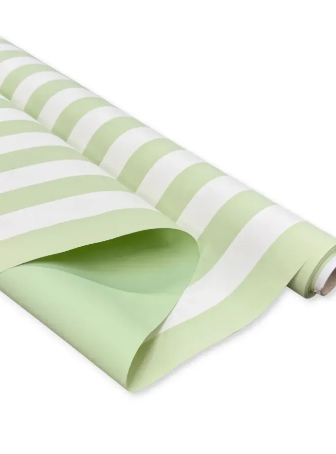 Bobina PPL fantasia colored stripes verde salvia