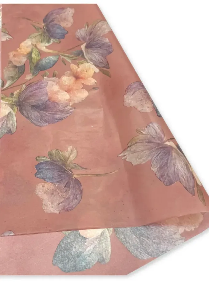 Carta velina fantasia Caravaggio rosa cipria