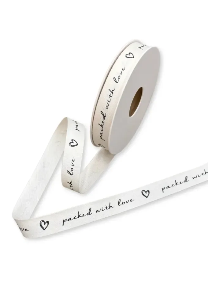 Nastro in fettuccia Packed With Love