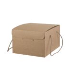 Scatola regalo Segreto avana con cordini