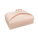 Scatola porta Colomba quadretti pesca