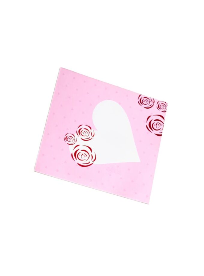 Sottotorta quadrato Rose e Cuori