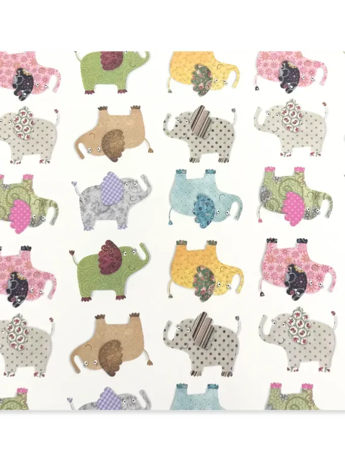 Carta regalo in fogli fantasia Elephants