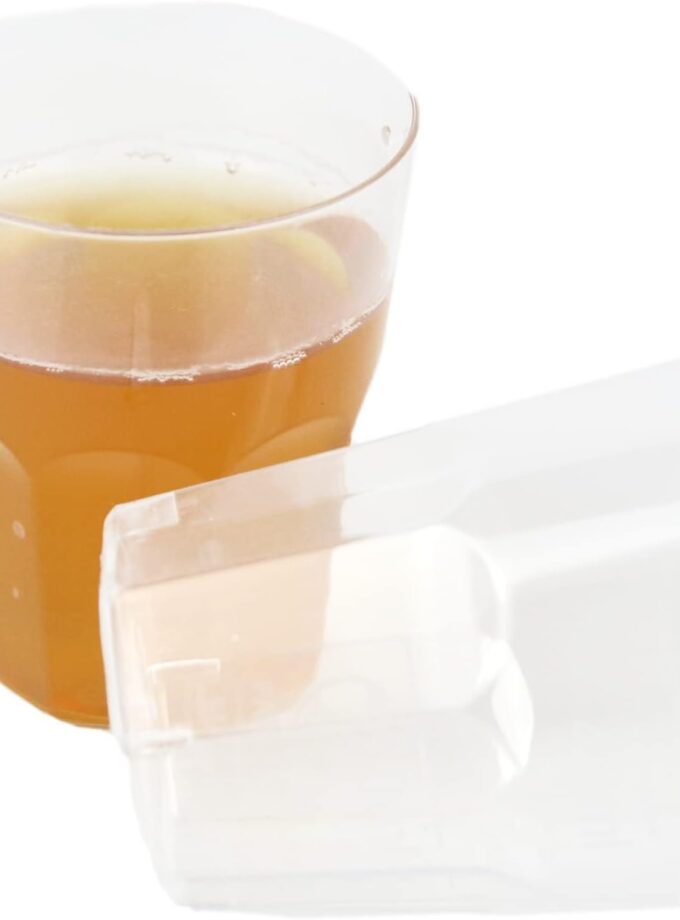 Bicchiere cicchetto in plastica trasparente