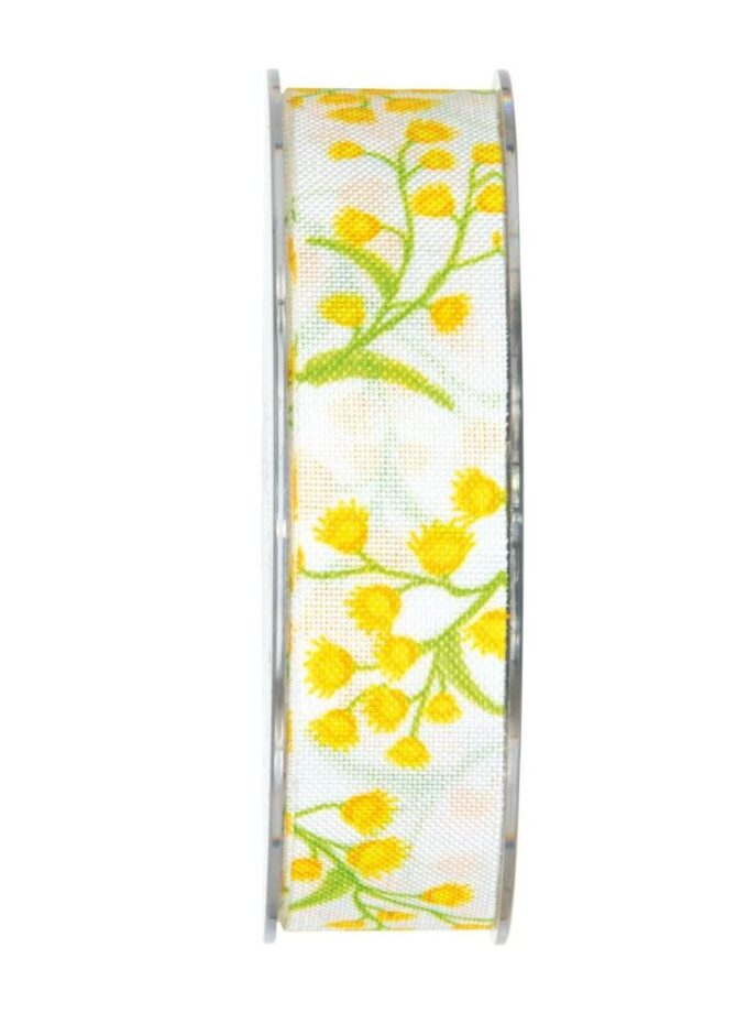 Nastro in tela fantasia Mimosa